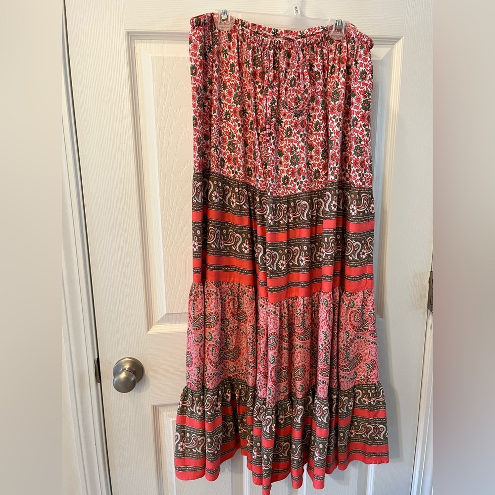 White Stag Full Colorful Flared Skirt